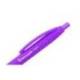 BOLIGRAFO MARCA LIDERPAPEL PUNTA 1 MM RETRACTIL CON CLIP ACABADO SOFT TOUCH TINTA AZUL CUERPO MORADO