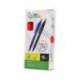 BOLIGRAFO MARCA LIDERPAPEL PUNTA 1 MM RETRACTIL CON CLIP ACABADO SOFT TOUCH TINTA ROJA CUERPO ROJO