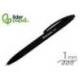 BOLIGRAFO MARCA LIDERPAPEL PUNTA 1 MM RETRACTIL CON CLIP ACABADO SOFT TOUCH TINTA NEGRA CUERPONEGRO