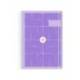 AGENDA ESCOLAR MARCA ANTARTIK 26-27 ESPIRAL ESSENTIALS DIA PAGINA A5+ BILINGUE 80G PAPEL FSC MORADO