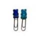 CLIPS MARCA IMAGINOVO 32 MM OSITO GOMINOLA EN BLISTER DE 3 UNIDADES AZUL TRANSPARENTE Y VERDE