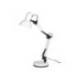 LAMPARA DE ESCRITORIO MARCA Q-CONNECT POLARIS METALICA CONINTERRUPTOR BRAZO DOBLE 3 ARTICULACIONES COLOR BLANCO