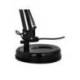 LAMPARA DE ESCRITORIO MARCA Q-CONNECT POLARIS METALICA CONINTERRUPTOR BRAZO DOBLE 3 ARTICULACIONES COLOR NEGRO