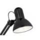 LAMPARA DE ESCRITORIO MARCA Q-CONNECT POLARIS METALICA CONINTERRUPTOR BRAZO DOBLE 3 ARTICULACIONES COLOR NEGRO