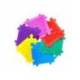 SUELO PUZZLE TEXTURIZADO ANTIDESLIZANTE SET 6 UNIDADES COLORES SURTIDOS