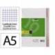 Recambio Liderpapel DIN A5 6 taladros 80 gr cuadrícula 5mm