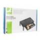 SOPORTE MARCA Q-CONNECT PARA MONITOR METALICO REGULABLE EN ALTURA CON BANDEJA 370X235X145 MM