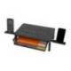 SOPORTE MARCA Q-CONNECT PARA MONITOR METALICO REGULABLE EN ALTURA CON CAJON Y DOS SOPORTES PARA MOVIL
