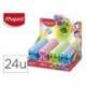SACAPUNTAS PLASTICO MARCA MAPED 1 USO CON GOMA DE BORRAR LOOPY MINI CUTE