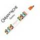 ESTUCHE CARAN D'ACHE VACIO CARTON PARA GAMA 888 INFINITE IMPRESO CUADROS COLORES