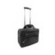 MALETIN PARA PORTATIL MARCA Q-CONNECT 16" NEGRO 1 ASA 2 BOLSILLOS EXTERIORES Y RUEDAS MEDIDAS 410X325X150 MM