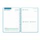 AGENDA ESCOLAR LIDERPAPEL 26-27 ESPIRAL CLASSIC DIA PAGINA A5 BILINGUE 70G PAPEL FSC AZUL