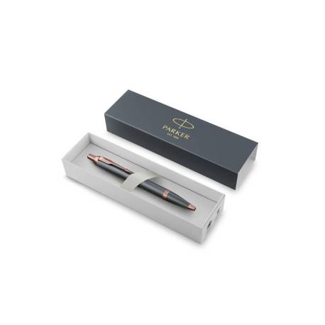 BOLIGRAFO MARCA PARKER IM RITUALS TURQUESA PIZARRA/COBRE