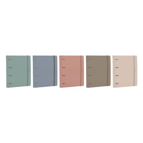 CARPETA ANILLAS MARCA OXFORD EUROPEANBINDER FOREST DIN A4+ CON RECAMBIO CUADRO 5MM