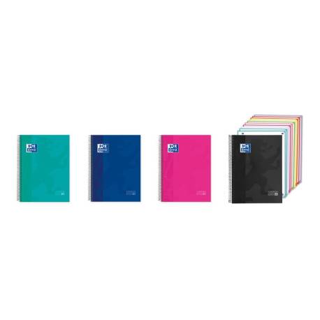 CUADERNO ESPIRAL MARCA OXFORD EUROPEANBOOK 10 TAPA EXTRADURA DIN A4 200 HOJAS HORIZONTAL