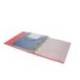 CARPETA CON RECAMBIO ANTARTIK A4 CUADRO 5MM FOAM 4 ANILLAS 35MM MIXTAS COLOR CORAL