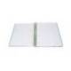 CUADERNO ESPIRAL MARCA ANTARTIK MICRO A4 TAPA FOAM 120H 90GR CUADRO 5MM 5 BANDAS 4 TALADROS COLOR VERDE MATCHA