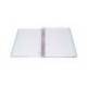 CUADERNO ESPIRAL MARCA ANTARTIK MICRO A4 TAPA FOAM 120H 90GR CUADRO 5MM 5 BANDAS 4 TALADROS COLOR LAVANDA