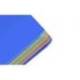 CUADERNO ESPIRAL MARCA ANTARTIK MICRO A4 TAPA FOAM 120H 90GR CUADRO 5MM 5 BANDAS 4 TALADROS COLOR AZUL