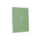 CUADERNO ESPIRAL MARCA ANTARTIK A4 TAPA FOAM 80H 90GR CUADRO 4MM CON MARGEN COLOR VERDE MATCHA