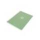 CUADERNO ESPIRAL MARCA ANTARTIK A4 TAPA FOAM 80H 90GR CUADRO 4MM CON MARGEN COLOR VERDE MATCHA