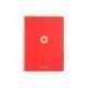 CUADERNO ESPIRAL MARCA ANTARTIK A4 TAPA FOAM 80H 90GR CUADRO 4MM CON MARGEN COLOR ROJO