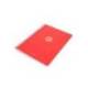 CUADERNO ESPIRAL MARCA ANTARTIK A4 TAPA FOAM 80H 90GR CUADRO 4MM CON MARGEN COLOR ROJO