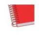 CUADERNO ESPIRAL MARCA ANTARTIK A4 TAPA FOAM 80H 90GR CUADRO 4MM CON MARGEN COLOR ROJO