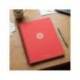 CUADERNO ESPIRAL MARCA ANTARTIK A4 TAPA FOAM 80H 90GR CUADRO 4MM CON MARGEN COLOR ROJO