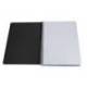 CUADERNO ESPIRAL MARCA ANTARTIK A4 TAPA FOAM 80H 90GR CUADRO 4MM CON MARGEN COLOR NEGRO
