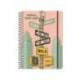AGENDA ESCOLAR MARCA LIDERPAPEL 26-27 ESPIRAL MIX DISEÑOS SURTIDOS BILINGÜE 80G PAPEL FSC EXPOSITOR 6 UNIDADES