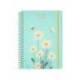 AGENDA ESCOLAR MARCA LIDERPAPEL 26-27 ESPIRAL FANTASY D SEMANAVISTA A6+ BILINGUE 80G PAPEL FSC AZUL