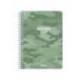 AGENDA ESCOLAR MARCA LIDERPAPEL 26-27 ESPIRAL MILITARY SEMANA VISTA A6+ BILINGUE 80G PAPEL FSC VERDE