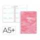 AGENDA ESCOLAR MARCA LIDERPAPEL 26-27 ESPIRAL MILITARY SEMANA VISTA A5+ BILINGUE 80G PAPEL FSC ROSA