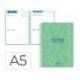 AGENDA ESCOLAR MARCA LIDERPAPEL 26-27 ESPIRAL CLASSIC 2 DIAS PAGINA A5 BILINGUE 70G PAPEL FSC VERDE