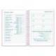 AGENDA ESCOLAR MARCA LIDERPAPEL 26-27 ESPIRAL CLASSIC DIA PAGINA A5 BILINGUE 70G PAPEL FSC ROSA