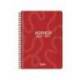 AGENDA ESCOLAR MARCA LIDERPAPEL 26-27 ESPIRAL CLASSIC SEMANA VISTA A5 BILINGUE 70G PAPEL FSC ROJO