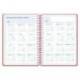 AGENDA ESCOLAR MARCA LIDERPAPEL 26-27 ESPIRAL CLASSIC SEMANA VISTA A5 BILINGUE 70G PAPEL FSC ROJO