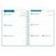 AGENDA ESCOLAR MARCA LIDERPAPEL 26-27 ESPIRAL CLASSIC SEMANA VISTA A5 BILINGUE 70G PAPEL FSC AZUL TURQUESA