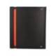 CARPETA 4 ANILLAS DE 35 MM MIXTAS MARCA ANTARTIK A4 FOAM BICOLOR NEGRO ROJO