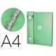 CARPETA 4 ANILLAS DE 35 MM MIXTAS MARCA ANTARTIK A4 FOAM COLOR VERDE MATCHA