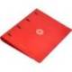CARPETA 4 ANILLAS DE 35 MM MIXTAS MARCA ANTARTIK A4 FOAM COLOR ROJO