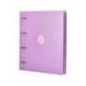 CARPETA 4 ANILLAS DE 35 MM MIXTAS MARCA ANTARTIK A4 FOAM COLOR LAVANDA