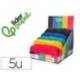 ESTUCHE PORTATODO MARCA LIDERPAPEL COLOR POP 2 CREMALLERAS COMPARTIMENTO EXTENSIBLE 230X60 MM