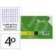 RECAMBIO MARCA LIDERPAPEL DIN A5 APAISADO 100 HOJAS 75 GR CUADRO 3 MM 2 TALADROS CON MARGEN