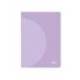 LIBRETA MARCA LIDERPAPEL 360 TAPA DE PLASTICO A4 48 HOJAS 90G/M2 CUADRO 5 MM CON DOBLE MARGEN COLORES PASTEL