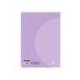 LIBRETA LIDERPAPEL 360 TAPA DE PLASTICO A4 48 HOJAS 90G/M2 HORIZONTAL CON DOBLE MARGEN PASTEL