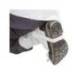 POLAINAS DE CUERO MARCA SAFETOP SERIE STANDARD COLOR GRIS JUEGO DE 2 UNIDADES