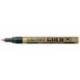 Rotulador Artline marcador permanente punta metalica EK-990 color oro punta redonda 1.2 mm.