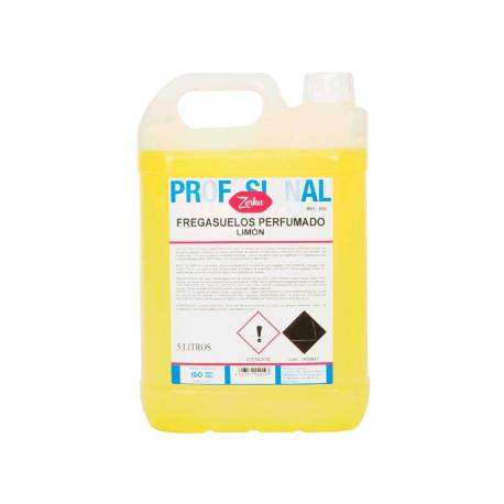 FREGASUELOS PERFUMADO MARCA ZORKA LIMON GARRAFA 5 LITROS